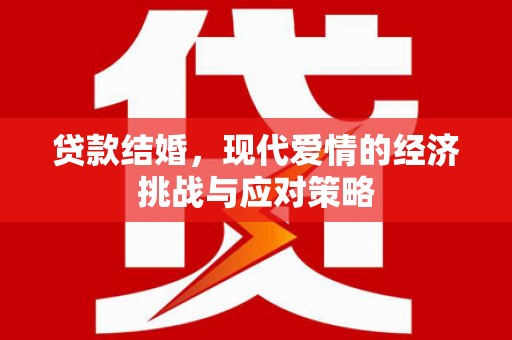 大宁贷款结婚，现代爱情的经济挑战与应对策略