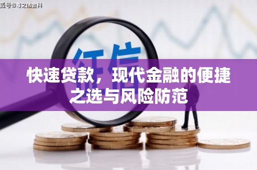 大宁快速贷款，现代金融的便捷之选与风险防范