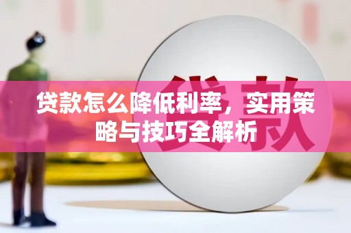 大宁贷款怎么降低利率，实用策略与技巧全解析