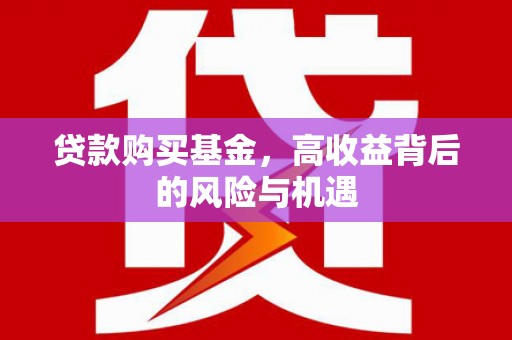 大宁贷款购买基金，高收益背后的风险与机遇