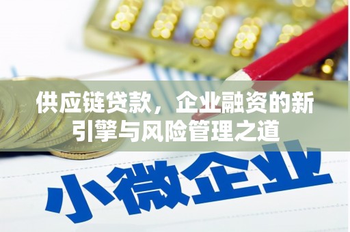 大宁供应链贷款，企业融资的新引擎与风险管理之道