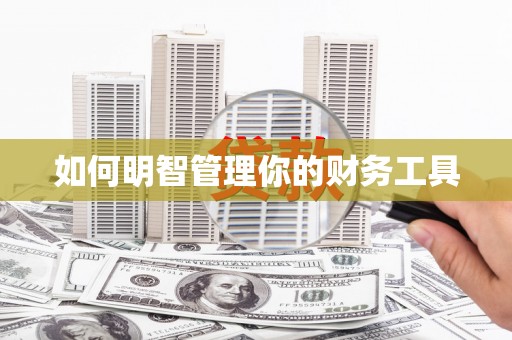 大宁如何明智管理你的财务工具