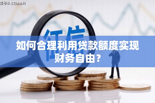 大宁如何合理利用贷款额度实现财务自由？