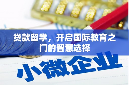 大宁贷款留学，开启国际教育之门的智慧选择