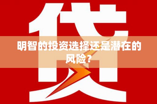 大宁明智的投资选择还是潜在的风险？