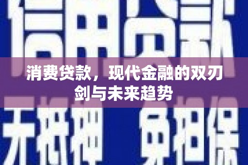 大宁消费贷款，现代金融的双刃剑与未来趋势