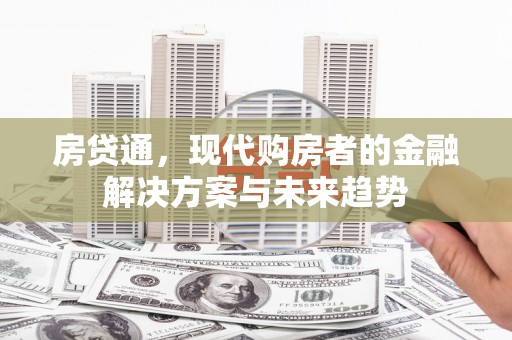 大宁房贷通，现代购房者的金融解决方案与未来趋势