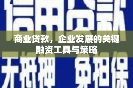 大宁商业贷款，企业发展的关键融资工具与策略