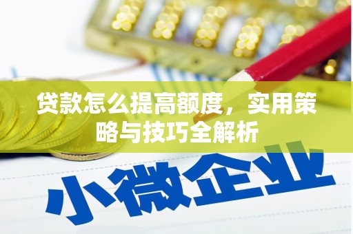 大宁贷款怎么提高额度，实用策略与技巧全解析