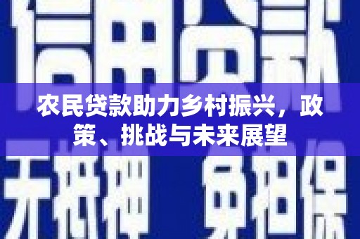大宁农民贷款助力乡村振兴，政策、挑战与未来展望