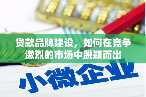 大宁贷款品牌建设，如何在竞争激烈的市场中脱颖而出