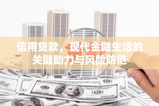大宁信用贷款，现代金融生活的关键助力与风险防范