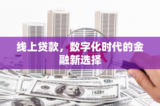大宁线上贷款，数字化时代的金融新选择