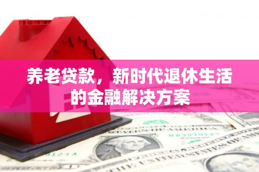 大宁养老贷款，新时代退休生活的金融解决方案