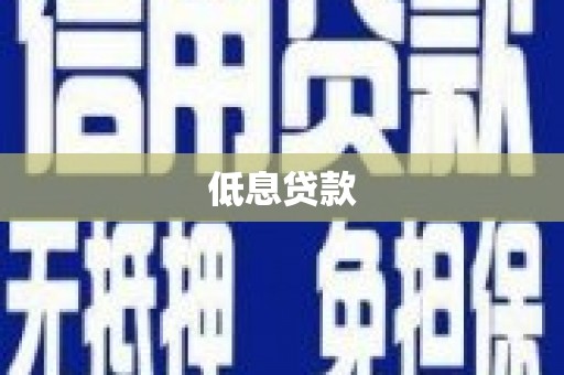 大宁低息贷款