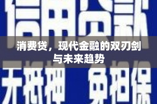 大宁消费贷，现代金融的双刃剑与未来趋势