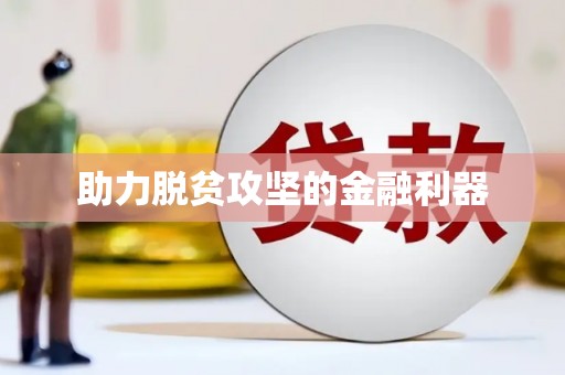 大宁助力脱贫攻坚的金融利器