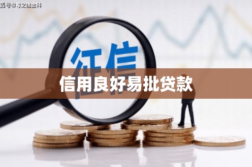 大宁信用良好易批贷款