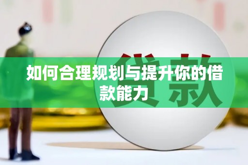 大宁如何合理规划与提升你的借款能力