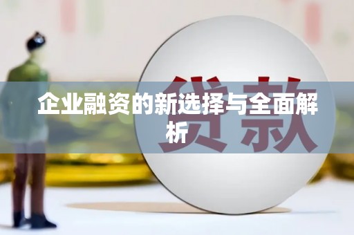 大宁企业融资的新选择与全面解析