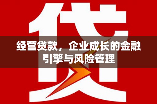 大宁经营贷款，企业成长的金融引擎与风险管理
